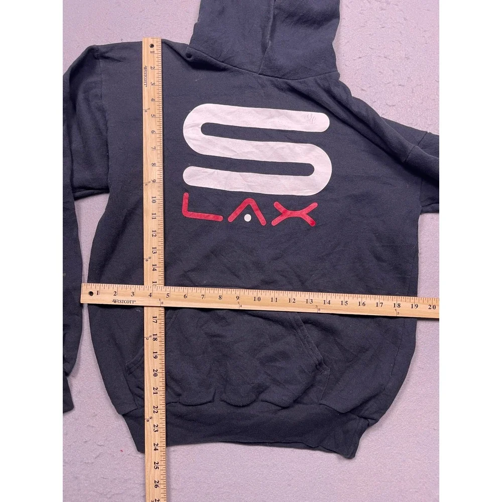 Hanes Hoodie Cotton Blend Black Graphic Youth XL Boys